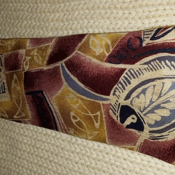 LOUIS FERAUD Vintage Italian Silk Tie - Picture 5 of 8